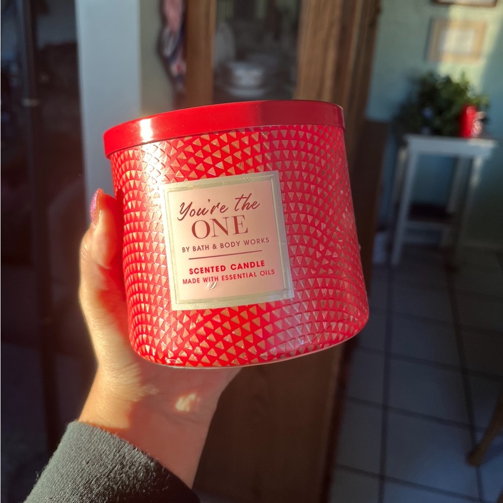 New Bath and Body Works You're the One Three Wick Candle